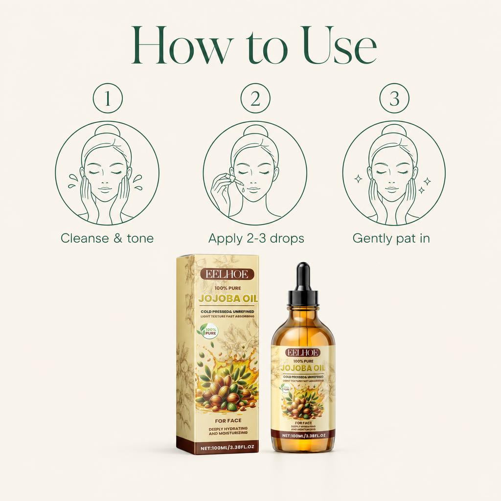 How to use: cleanse and tone, apply 2-3 drops, gently pat in