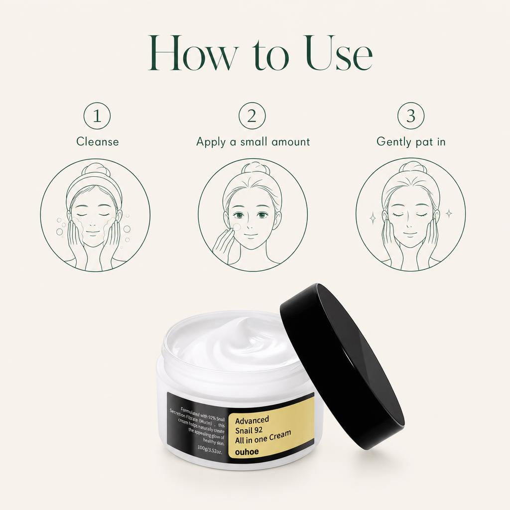 How to use: cleanse, apply, gently pat in